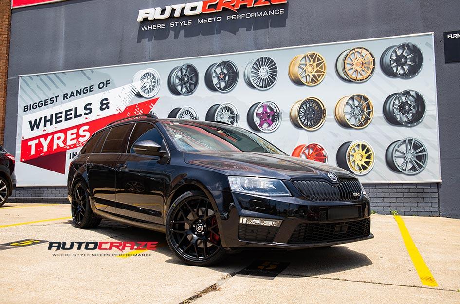 SKODA OCTIVIA RS M SPEC MATTE BLACK